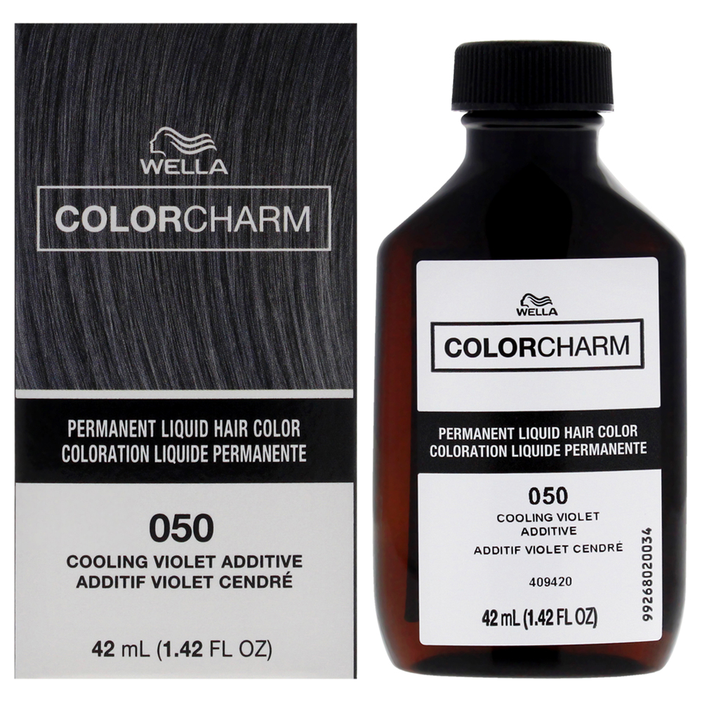 Color Charm Permanent Liquid Color - 50 Cooling Violet Additive by Wella 1.42 oz